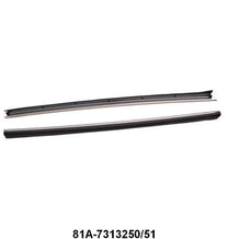 FRONT DOOR SCUFF PLATES - 38-39 COUPE, 4-DOOR SEDAN