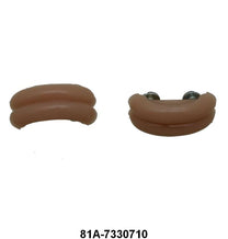 REAR SEAT ASH TRAY KNOBS - 38 4DR SEDAN IVORY (PINK)
