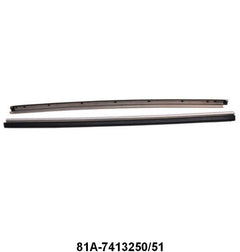 FRONT DOOR SCUFF PLATES - 38-39 CONVERTIBLE SEDAN