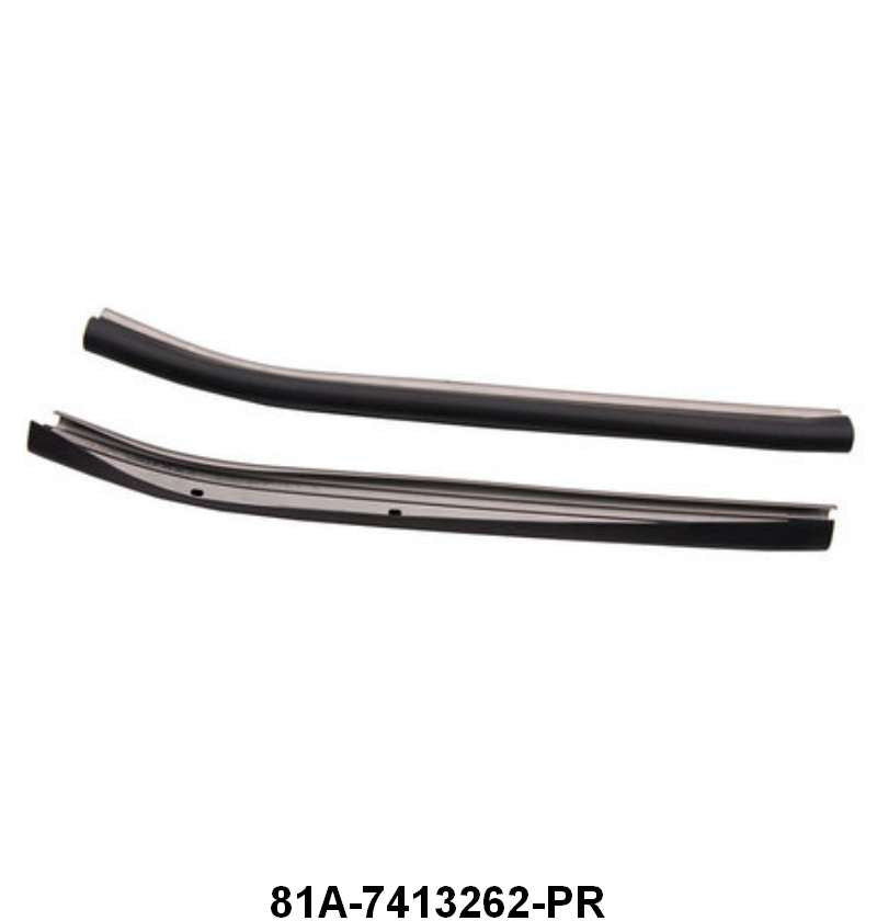 REAR DOOR SCUFF PLATES - 38-39 CONV SDN REAR