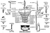 HOOD ORNAMENT EMBLEM - 38 STANDARD PASS "85", LIMITED SUPPLY