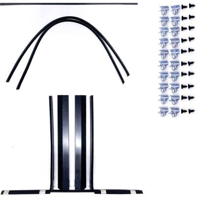 STAINLESS DOOR WINDOW CHANNEL KIT - 38-39 PICKUP