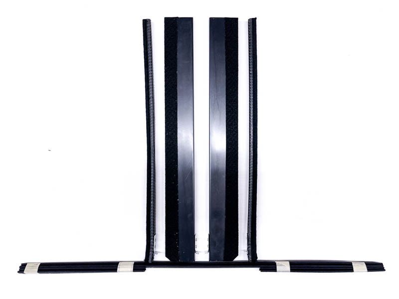 STAINLESS DOOR WINDOW CHANNEL KIT - 38-39 PICKUP