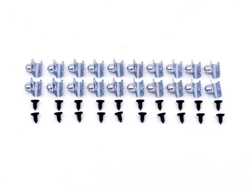 STAINLESS DOOR WINDOW CHANNEL KIT - 38-39 PICKUP