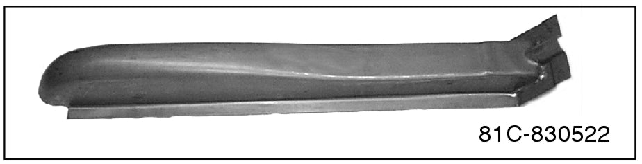 BED STAKE POCKET - 38-47 PU, 48-EARLY 50 F-1,  FRONT OR REAR