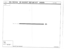 PARK LIGHT SOCKET WIRING - 49-50 PASS, WITHOUT TURN SIGNAL