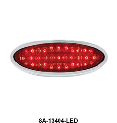 TAIL LIGHT ASSEMBLY W/12 VOLT LED LENS - 49-50 PASS EXCEPT WAGON RH OR LH