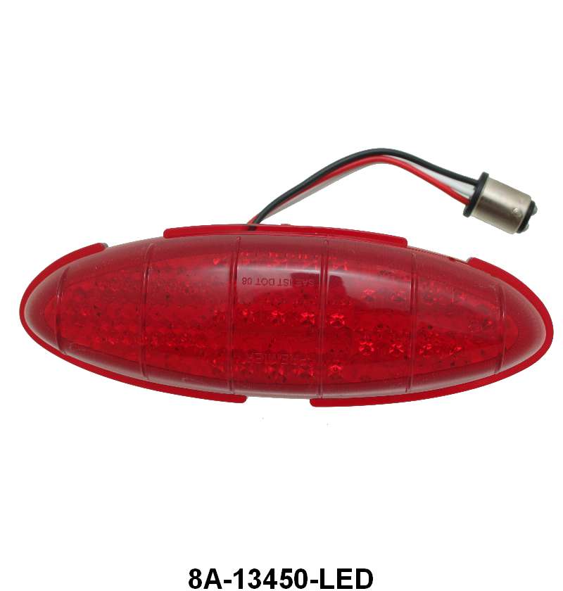 LED TAIL LIGHT LENS - 49-50 PASS EXCEPT WAGON 12 VOLT