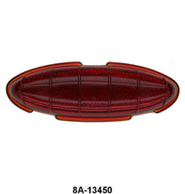TAIL LIGHT LENS - 49-50 PASS EXCEPT WAGON GLASS