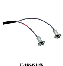 CLOCK WIRE & SOCKET ASSEMBLY - 49-50 PASS W/ 2 LIGHT SOCKETS