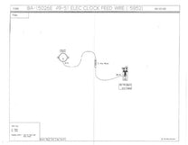 ELECTRIC CLOCK POWER WIRE - 49-51 PASS WITH FUSE HOLDER