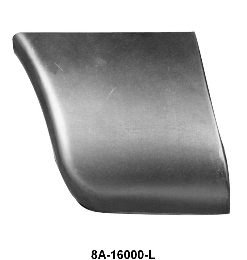 LOWER FRONT FENDER REAR REPAIR SECTION - 49-51 PASSENGER LEFT HAND