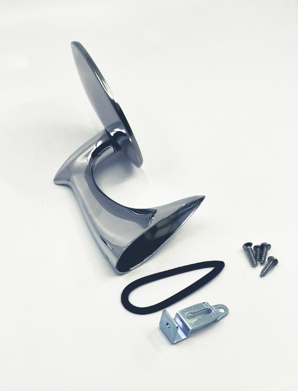 DOOR MOUNT MIRROR - 49-51 PASS LH OR RH INCLUDE PADS & SCREWS