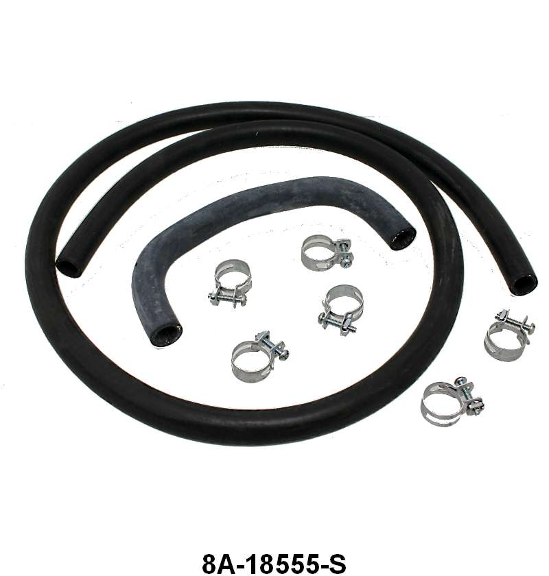 HEATER HOSE & CLAMP KIT - 49-51 PASS