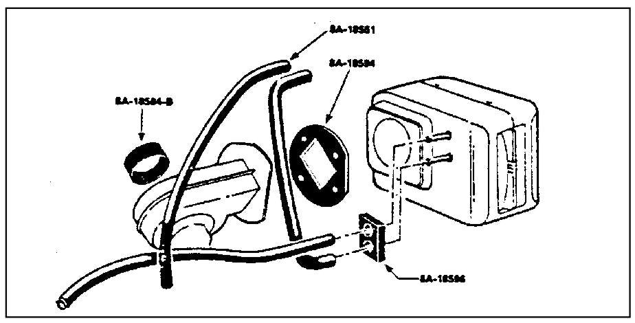 HEATER BLOWER HOUSING TO AIR VENT SEAL - 49-51 PASSENGER