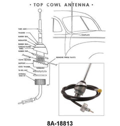 COWL MOUNT ANTENNA 49-51 PASS