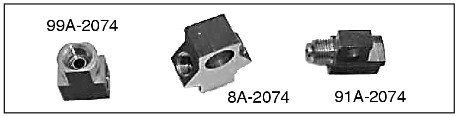 REAR BRAKE HOSE CONNECTOR - 49-56 PASS, 52-53 MERC, 48-64 F-1/F-100