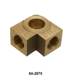 LEFT FRONT BRAKE LINE BRASS FITTING - 49-51 PASS/MERCURY