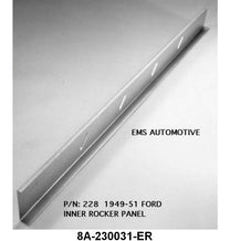 HIGH QUALITY INNER ROCKER PATCH PANEL - 49-51 PASS EXCL WGN LEFT HAND INNER