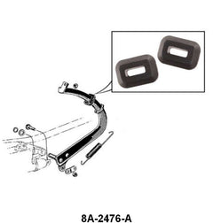 CLUTCH PEDAL BUMPERS & SEALS - 49-51 PASSENGER