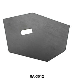 CLUTCH ARM PLATE TO FLOOR SEAL - 49-51 PASS GOES UNDER METAL PLATE