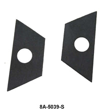 LICENSE PLATE BRACKET TO TRUNK LID PADS - 49-51 PASSENGER