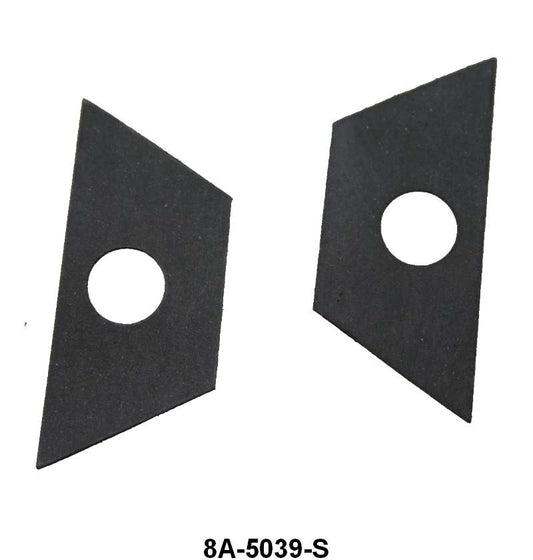 LICENSE PLATE BRACKET TO TRUNK LID PADS - 49-51 PASSENGER