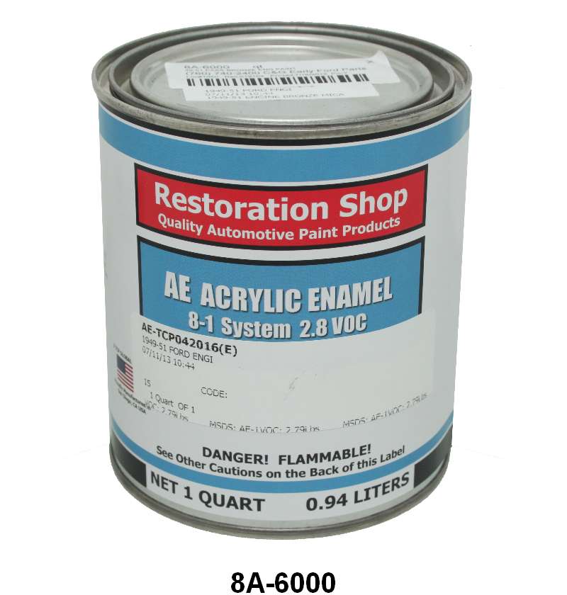 ENGINE PAINT BY THE QUART - 49-51 PASS BRONZE