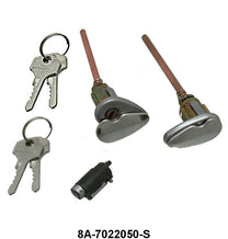 DOOR LOCKS & IGNITION CYLINDER SET - 49-51 PASS, MERCURY