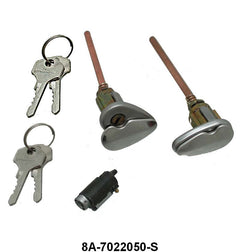 DOOR LOCKS & IGNITION CYLINDER SET - 49-51 PASS, MERCURY