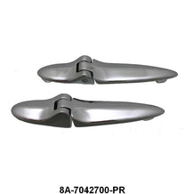 TRUNK HINGES - 49 PASS, CHROME