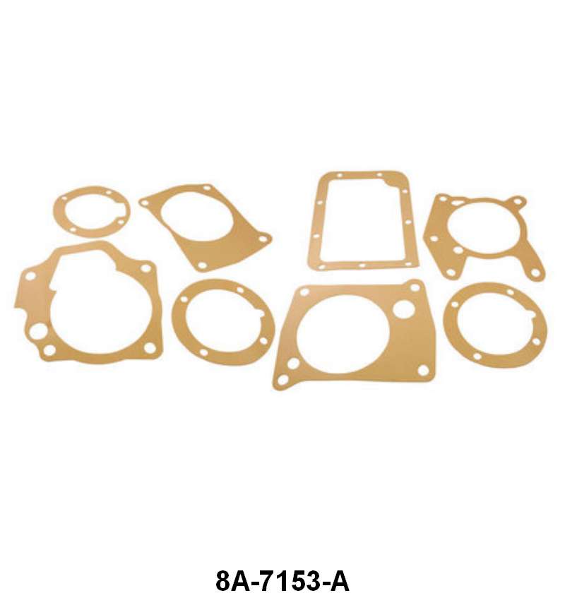 TRANSMISSION GASKET SET - 49-54 PASS,52-56 MERC, 53-56 F-100 3spd W/OVERDRIVE