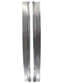 DOOR SCUFF PLATES - EARLY 49 FORD WAGON WITH LIP ON OUTSIDE