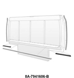 TAILGATE LOWER SEALS - 49-50 PASSENGER, MERCURY WAGON