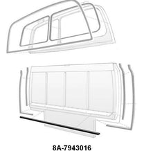 LOWER TAILGATE BOTTOM CENTER SEAL - 49-51 PASS/MERC WAGON