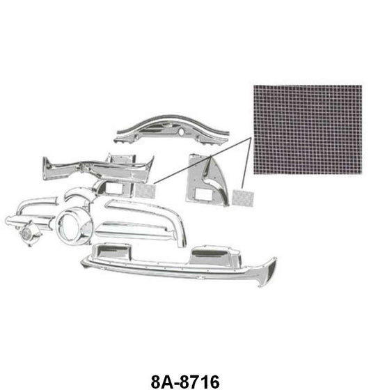 FRESH AIR DUCT VENT SCREEN - 49-50 PASSENGER