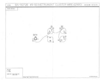 INSTRUMENT CLUSTER WIRES - 49-50 PASSENGER