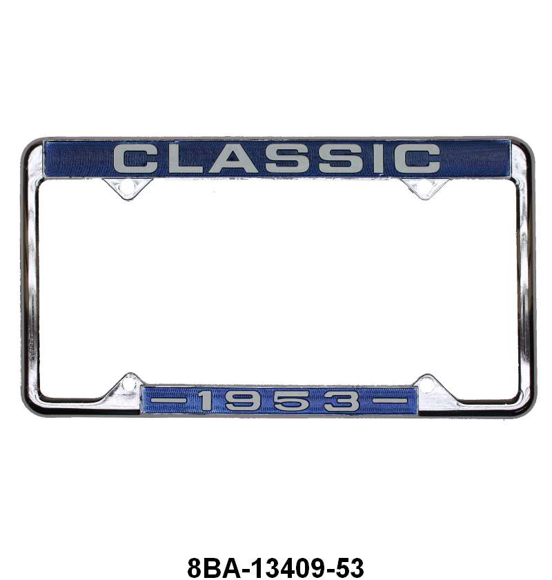 LICENSE PLATE FRAME 'CLASSIC' - 53 PASSENGER