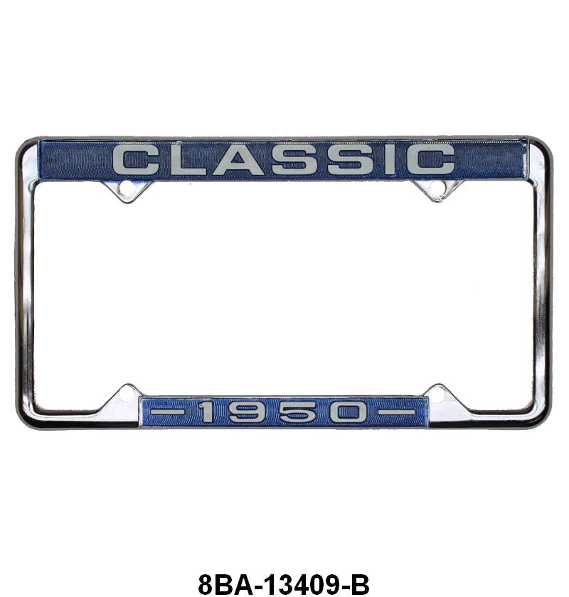 LICENSE PLATE FRAME 'CLASSIC' - 50 PASSENGER