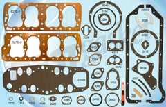 COMPLETE ENGINE GASKET SET - 49-53 PASS/MERC, 48-53 F-1/F-350 239/255