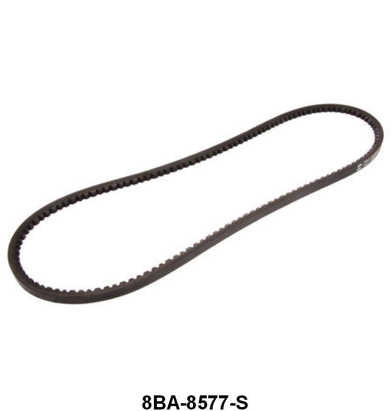 FAN BELT WITH FORD SCRIPT - 49-50 PASS 6cyl, 50-53 PASSMERC V8, 3/8"