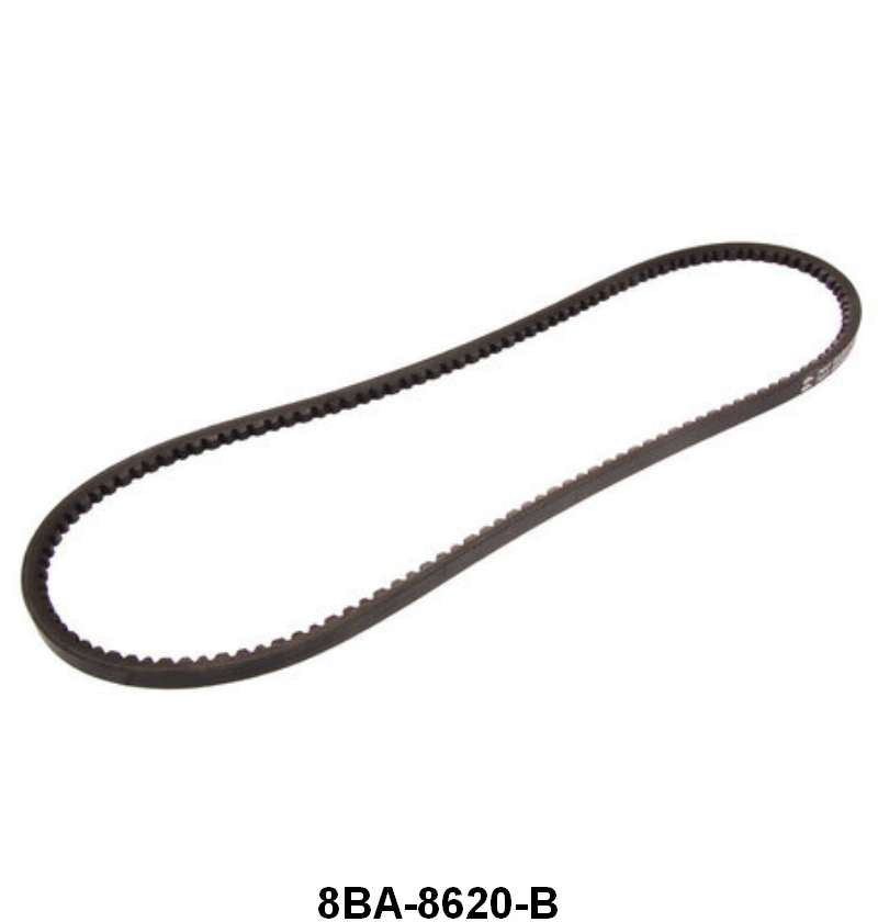 GENERATOR BELT WITH FORD SCRIPT - 50-53 PASS/MERC V8, 3/8"