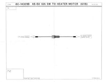 HEATER SWITCH TO IGNITION SWITCH WIRE - 48-50 F-1/F-3 W/FUSE HOLDER