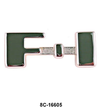CAB SIDE EMBLEM - 48-50 "F-1" CHROME
