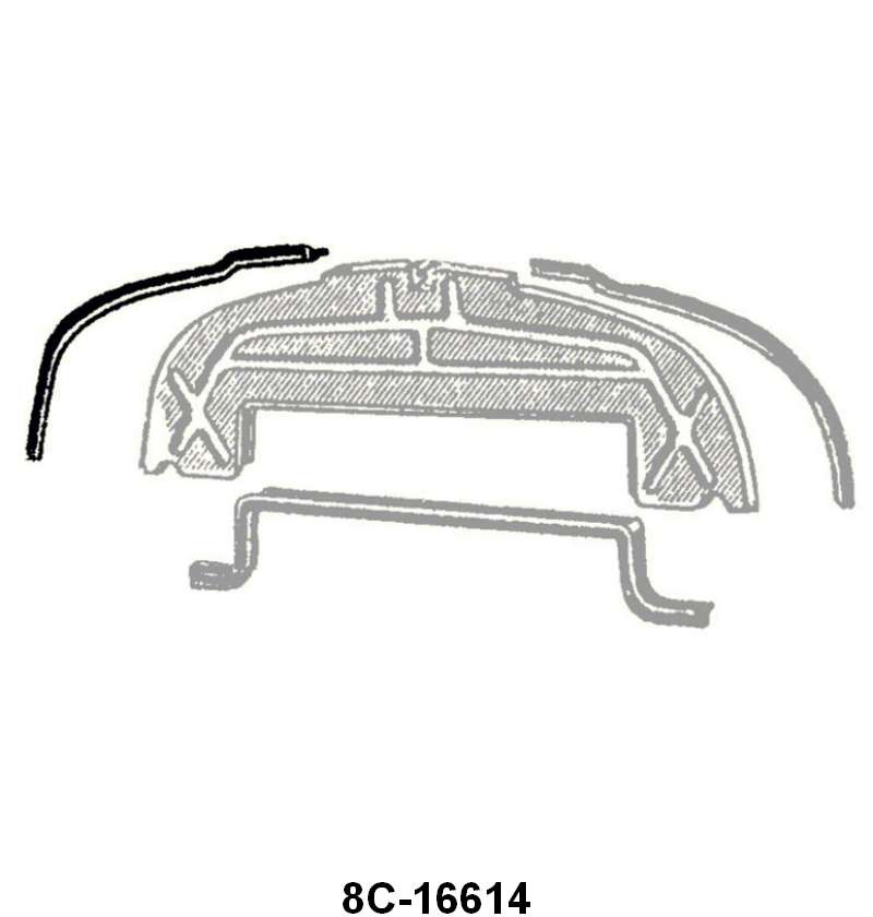 RADIATOR SHROUD TO HOOD SEAL - 48-52 F-1/F-3