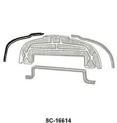 RADIATOR SHROUD TO HOOD SEAL - 48-52 F-1/F-3