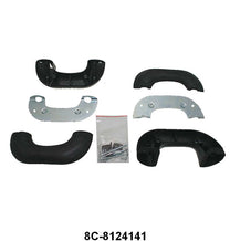 DOOR ARM RESTS - 48-50 F-1/F-3 WITH BLACK BASE