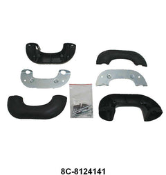 DOOR ARM RESTS - 48-50 F-1/F-3 WITH BLACK BASE