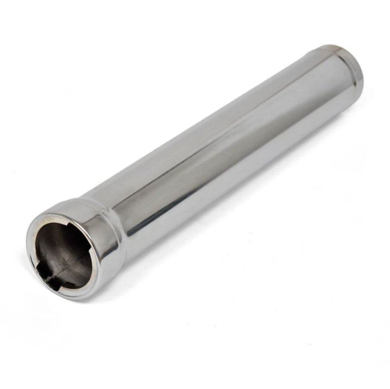 GAS TANK FILLER NECK/PIPE - 48-50 F-1/F-3, STOCK IN CAB TANK, "CHROME"