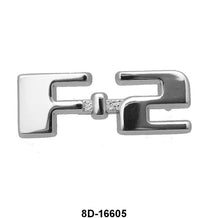 CAB SIDE EMBLEM - 48-50 "F-2" CHROME
